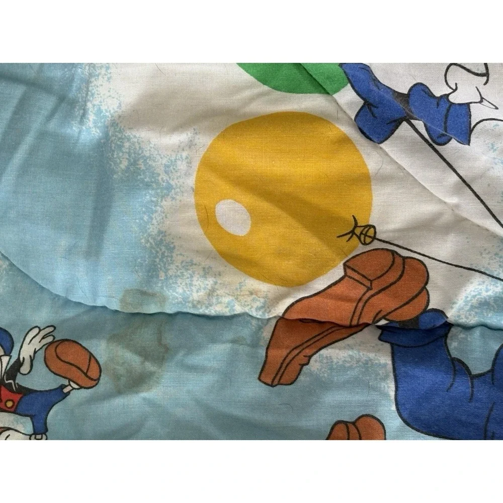 Vintage Walt Disney Productions Mickey Air Mobile Full Comforter Mickey Minnie